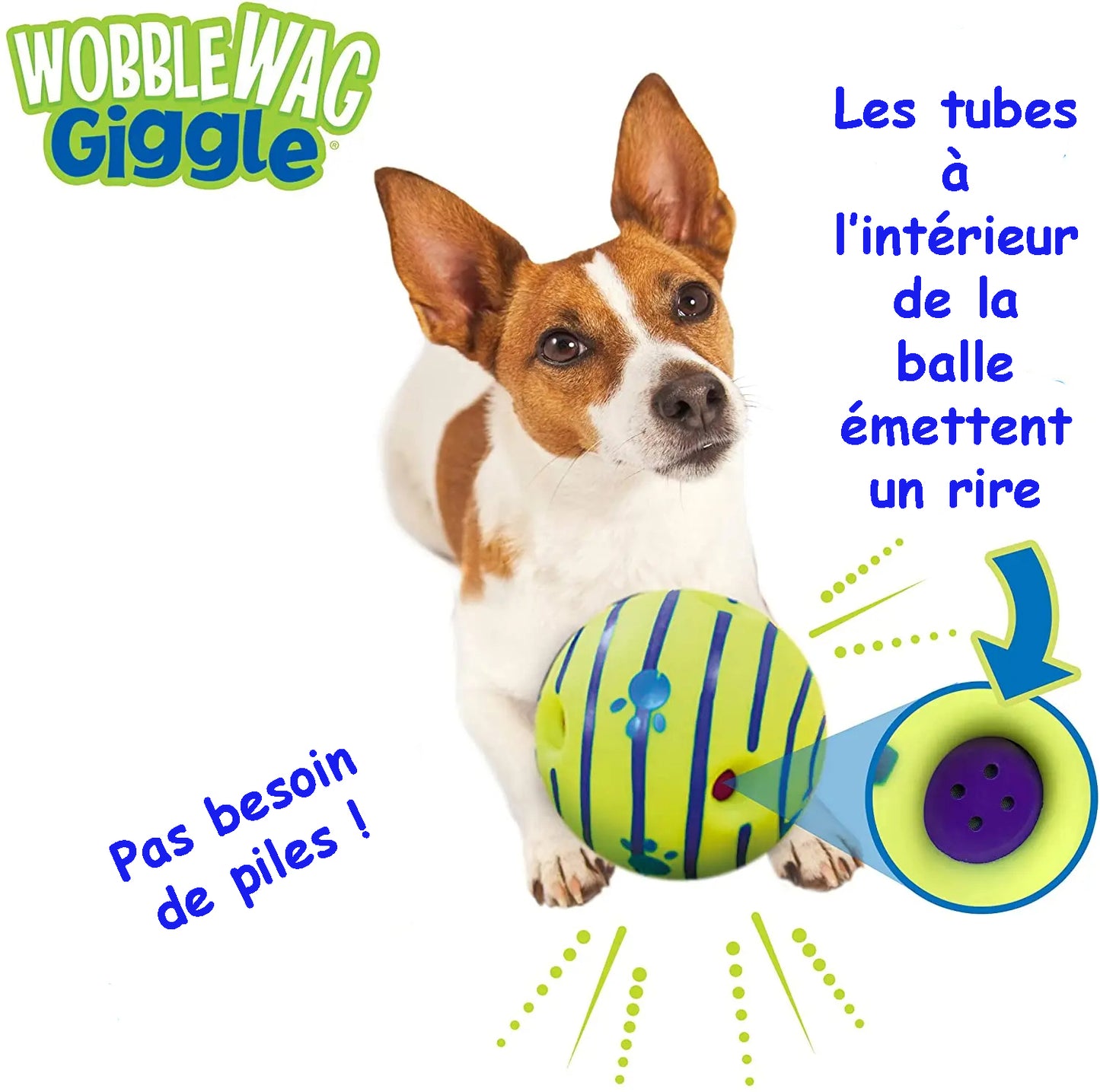 Wobble Wag - Jouet Interactif Indestructible